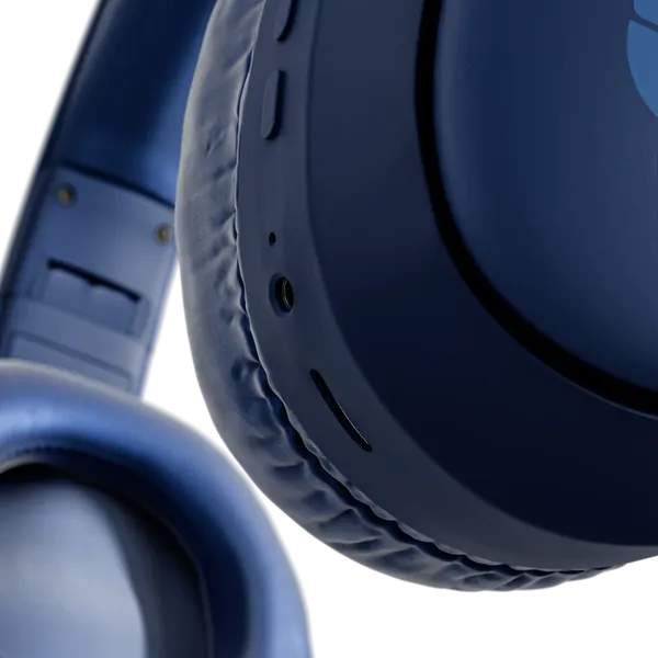 Auriculares NGS Artica Tempest en azul, detalle de los controles
