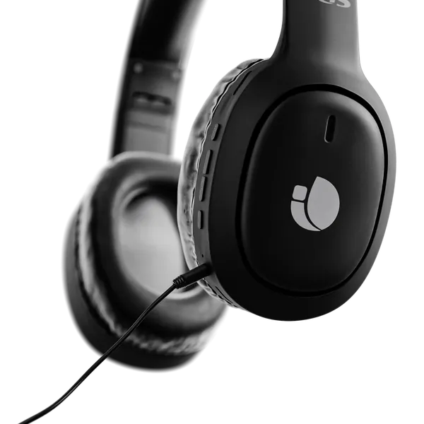 Auriculares NGS Artica Tempest en negro, con cable jack