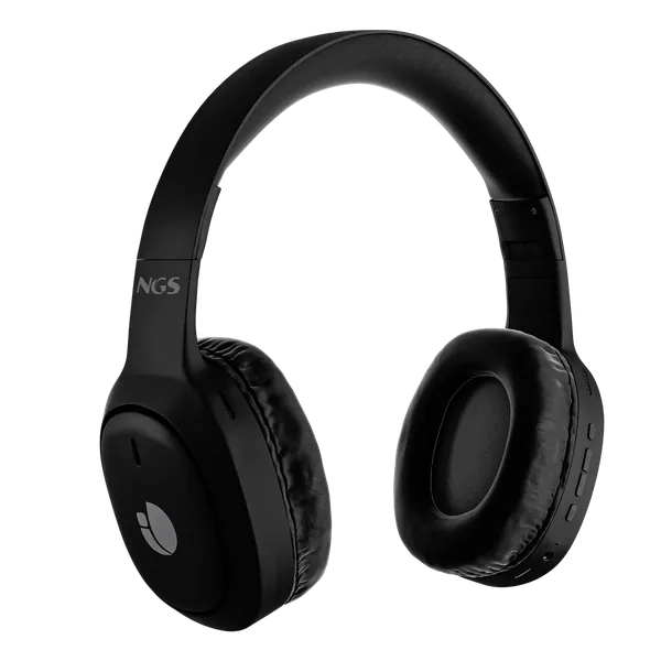 Auriculares NGS Artica Tempest en negro, otro ángulo
