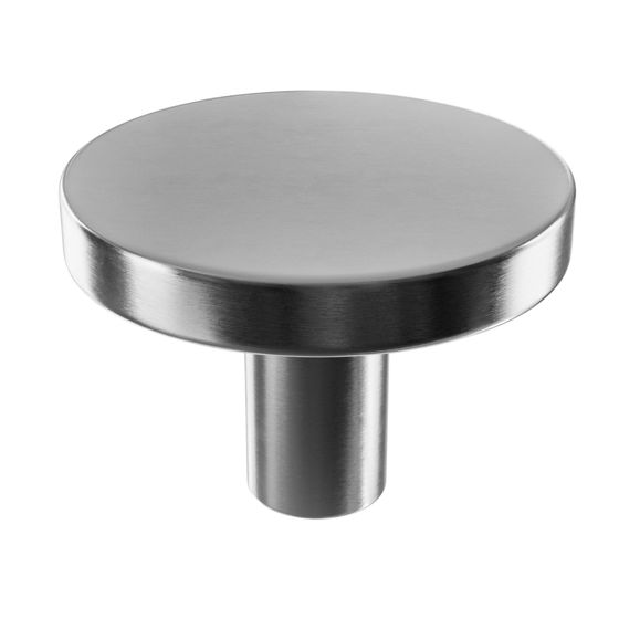 Pomo de cuello fino · Cromo mate, Fabricados LMG, vista tres cuartos