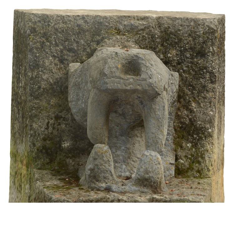Ortoimagen · Frontal (cara del dragón)