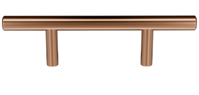 Tirador de barra, acabado Copper
