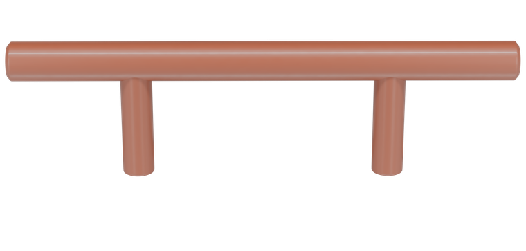 Tirador de barra, acabado Ochre